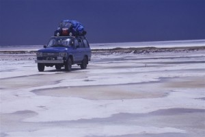 vehicule sur salar