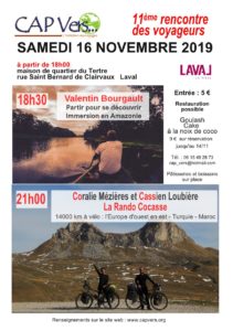 samedi 16 novembre rencontre des voyageurs