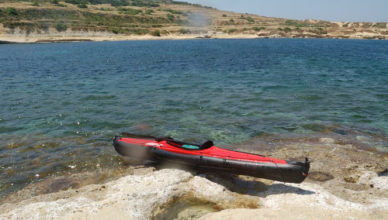 kayak nautiraid sur lîle Saint Paul Malte