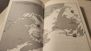 carte du livre second voyage de jacques cartier