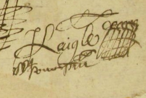 Signature de Jacques Laigle