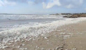Écume plage de la Govelle