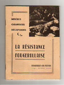 livret sur la résistance fougerollaise Jules Linais
