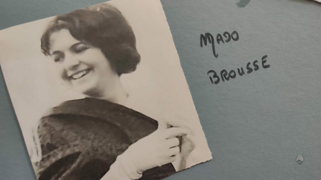 Mado Brousse grand-mère de Nour Brousse maman de Anne-Sophie