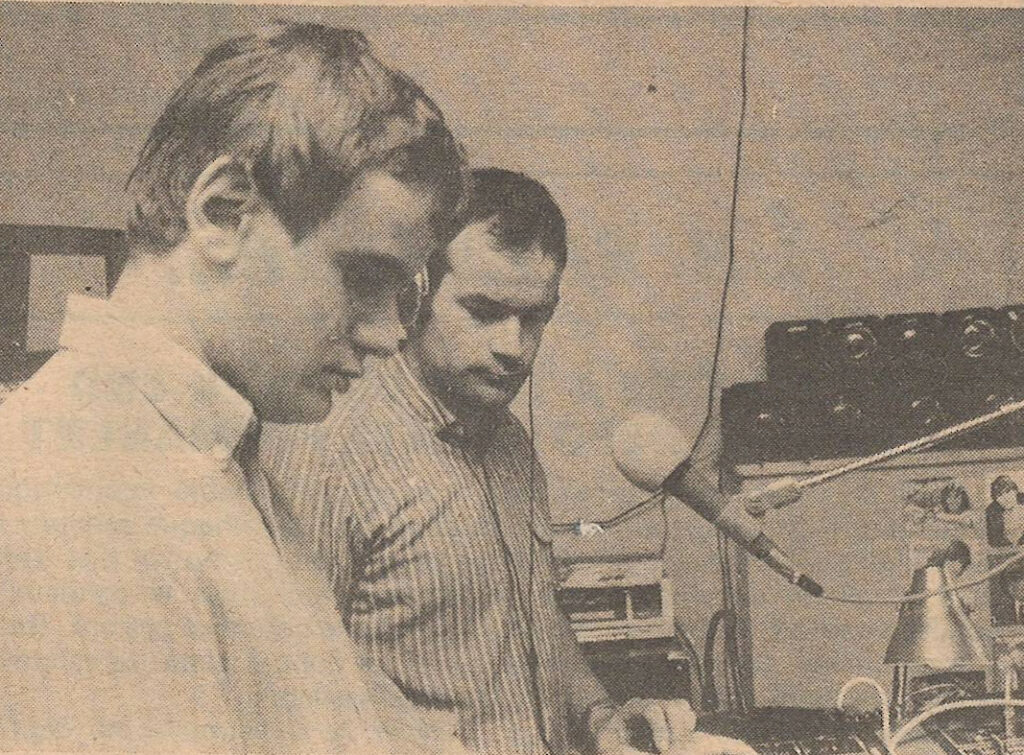 Stéphane et Christian Laigle animateurs de la radio locale associative RMS